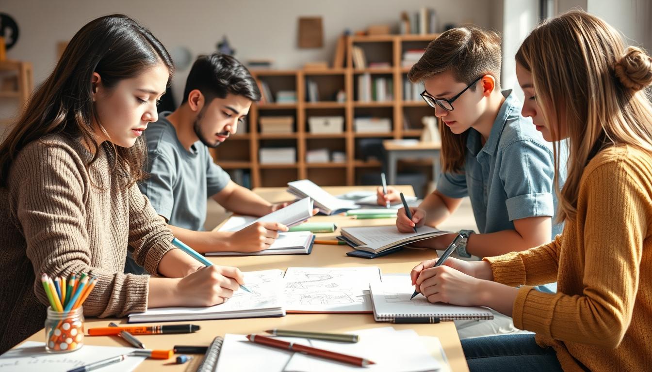 Student using online courses for flexible education